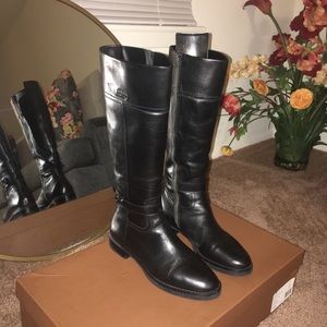 Coach Leather Riding Boots